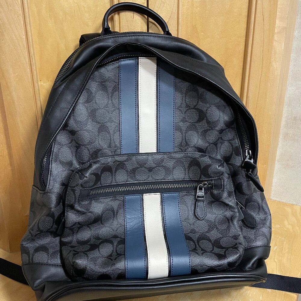 Coach West Backpack with Varsity Stripe